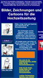 Mobile Screenshot of hochzeitscartoon.de