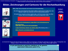 Tablet Screenshot of hochzeitscartoon.de